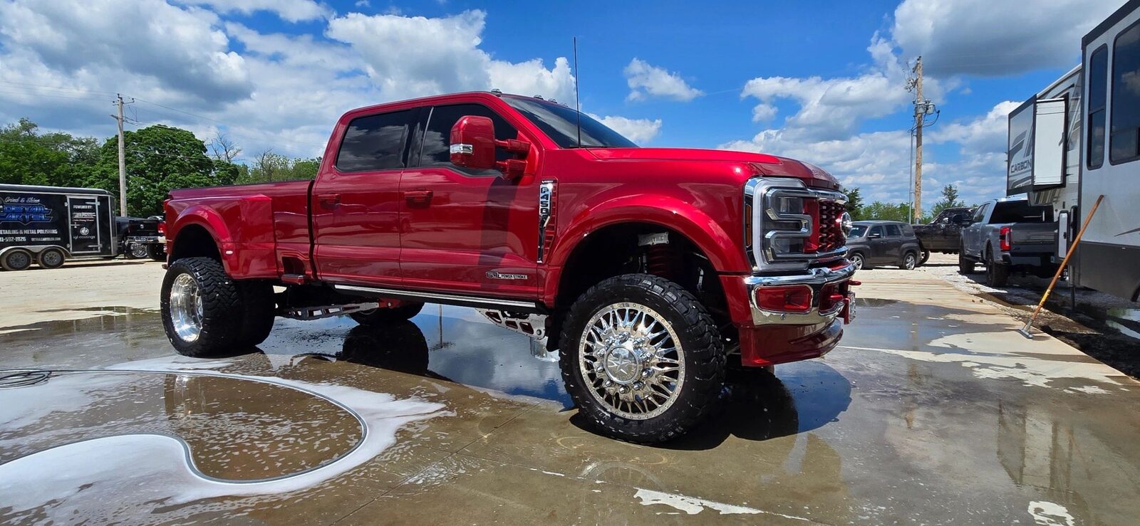 Ford dually detailed by HD Auto Detail