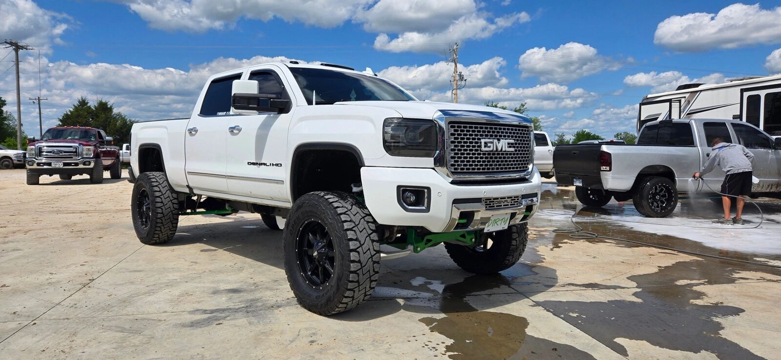 Lifted GMC detailed by HD Auto Detail